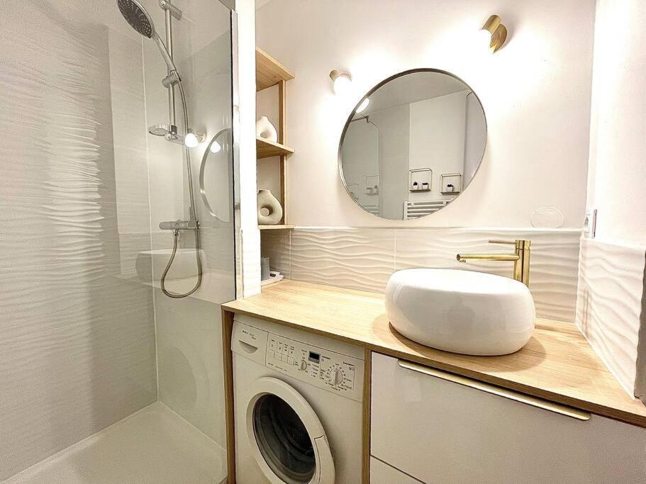 Caporizon-Baillenia-T1 Vue Montagne - Piscine St Jean De Luz Apartment แซ็งฌองเดอลูซ ภายนอก รูปภาพ